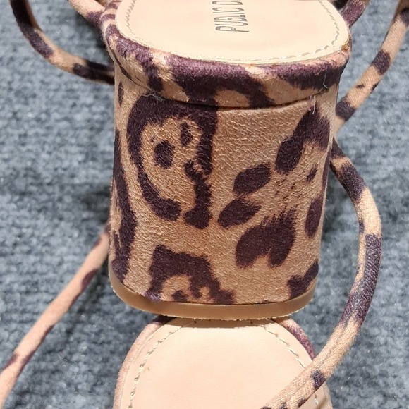 Public Desire Freya Strappy Sandals Animal Print Size  5‎ - Picture 6 of 10